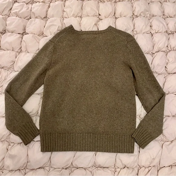 Vintage Polo Ralph Lauren Duck Sweater – Men’s S (Unisex) – Lambswool + Camel - Picture 5 of 5